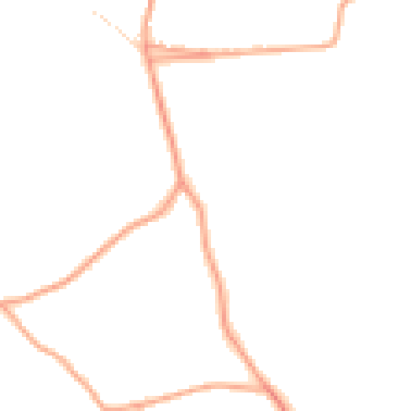 Daytime road noise heatmap for CO2 0PP