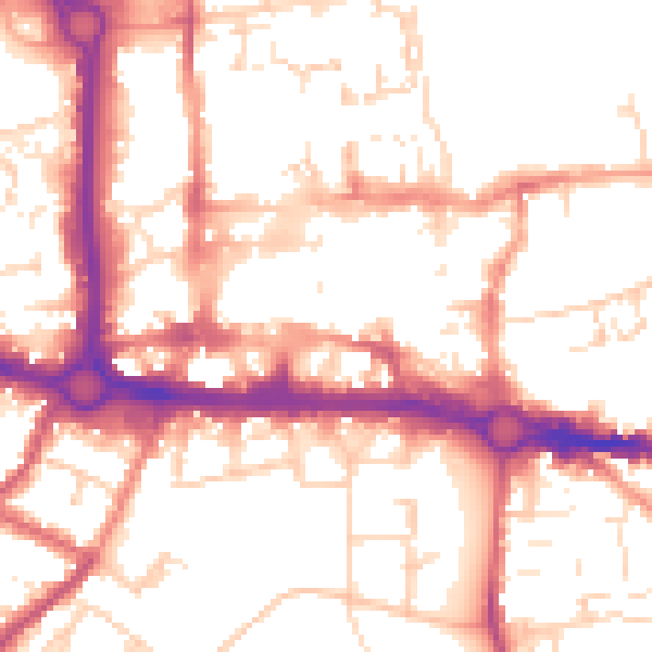Daytime road noise heatmap for CO2 7AS