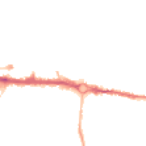 Night-time road noise heatmap for CO2 7DT