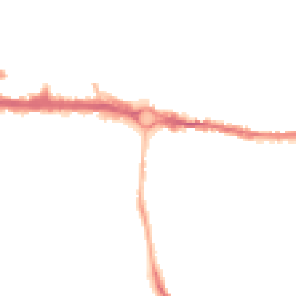 Night-time road noise heatmap for CO2 7EX