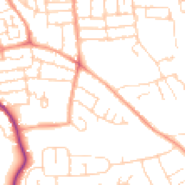 Daytime road noise heatmap for CO2 7LS