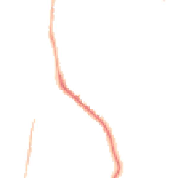 Night-time road noise heatmap for CO2 7RT