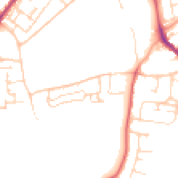 Daytime road noise heatmap for CO2 7UN