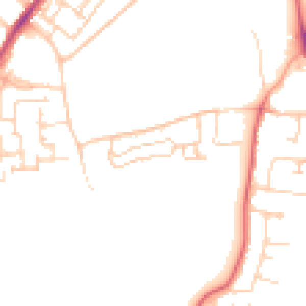 Daytime road noise heatmap for CO2 7US