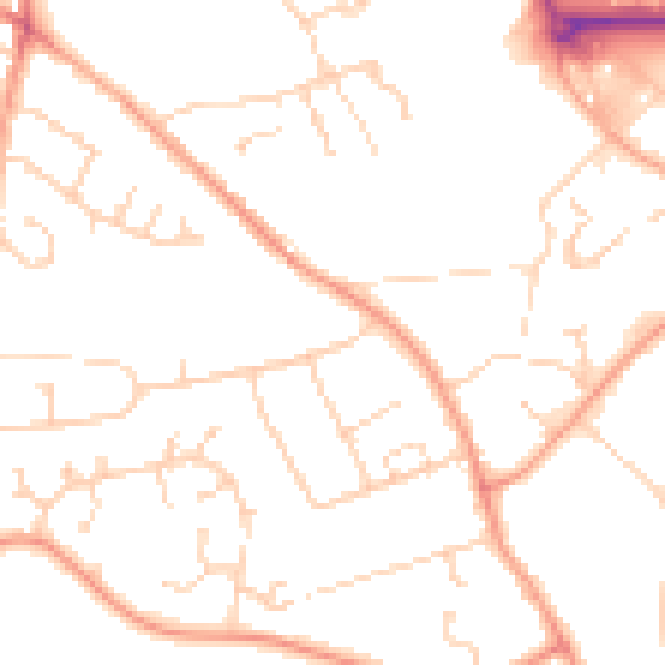 Daytime road noise heatmap for CO2 8TD