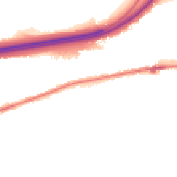 Night-time road noise heatmap for CO3 0AD