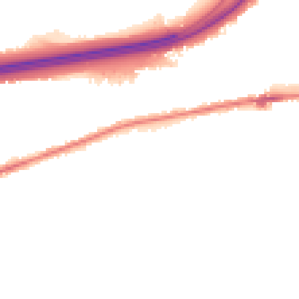 Night-time road noise heatmap for CO3 0AE