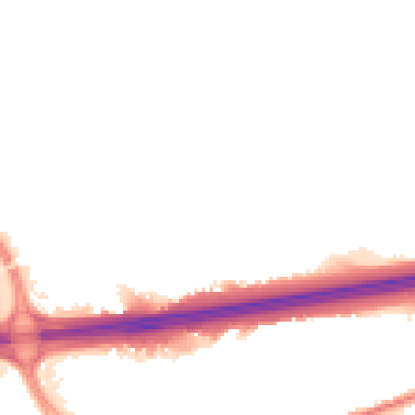 Night-time road noise heatmap for CO3 0AP