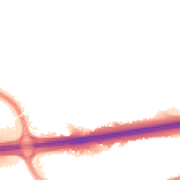 Night-time road noise heatmap for CO3 0AQ