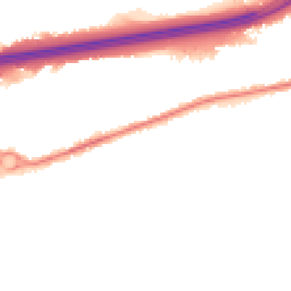 Night-time road noise heatmap for CO3 0AR
