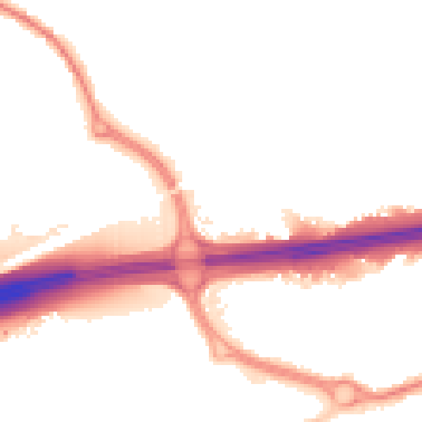 Night-time road noise heatmap for CO3 0FL