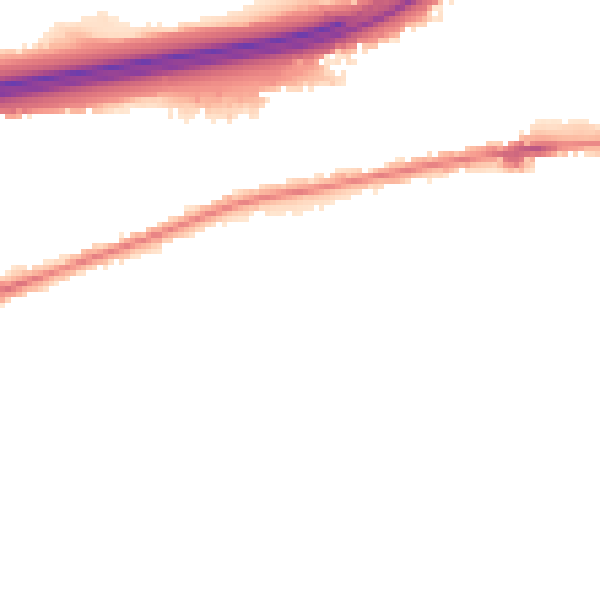 Night-time road noise heatmap for CO3 0GJ