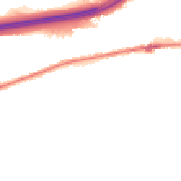 Night-time road noise heatmap for CO3 0GN