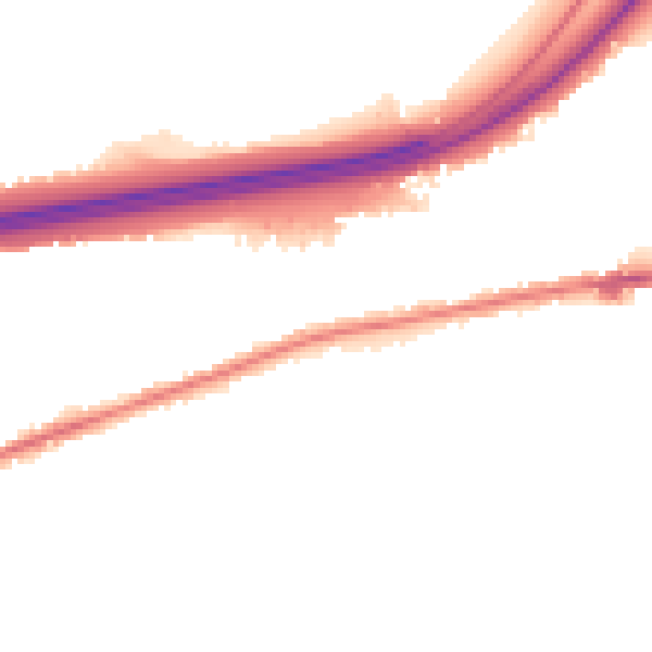 Night-time road noise heatmap for CO3 0HA