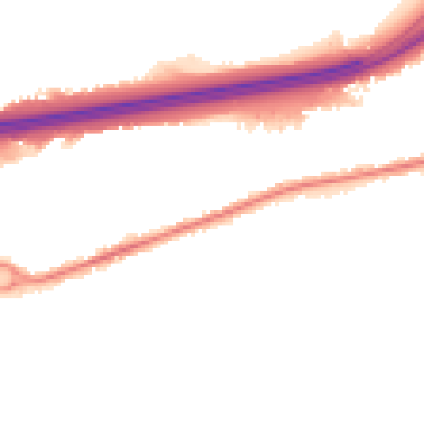 Night-time road noise heatmap for CO3 0HD