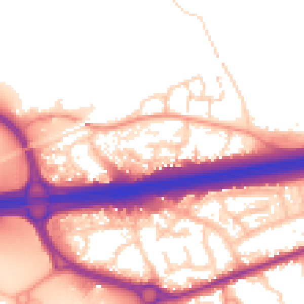 Daytime road noise heatmap for CO3 0SE
