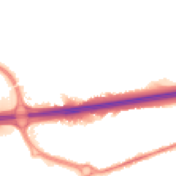 Night-time road noise heatmap for CO3 0SE