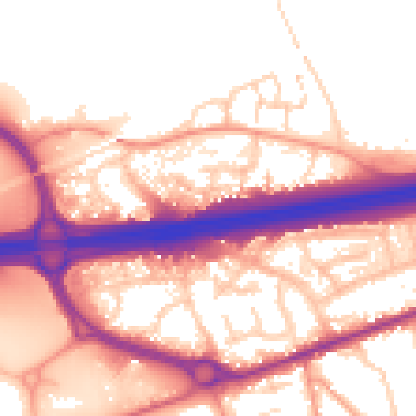 Daytime road noise heatmap for CO3 0SG