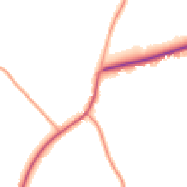 Daytime road noise heatmap for CO3 0SN