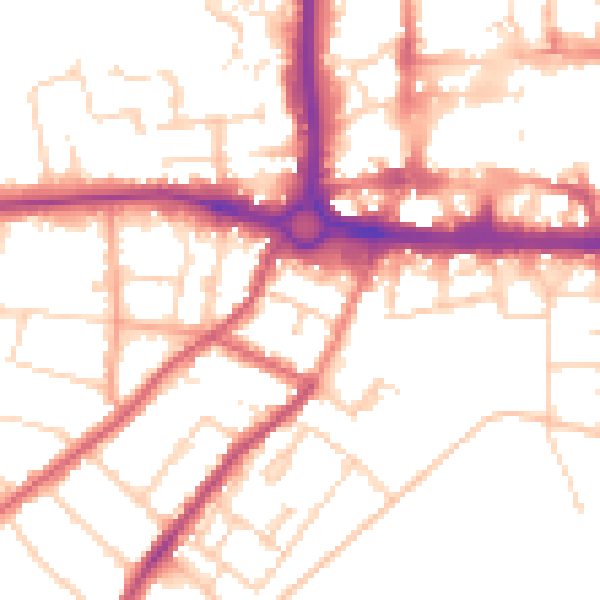 Daytime road noise heatmap for CO3 3DB