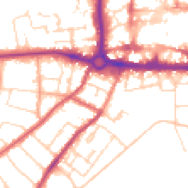 Daytime road noise heatmap for CO3 3DE
