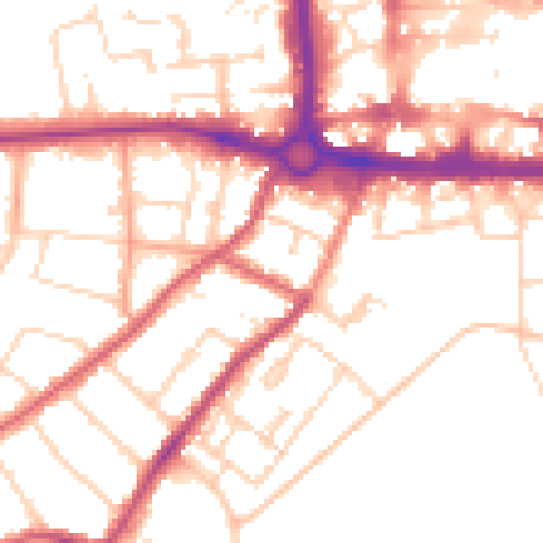 Daytime road noise heatmap for CO3 3DH