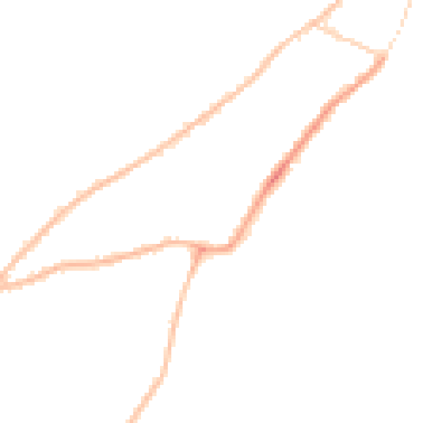 Night-time road noise heatmap for CO3 3DU