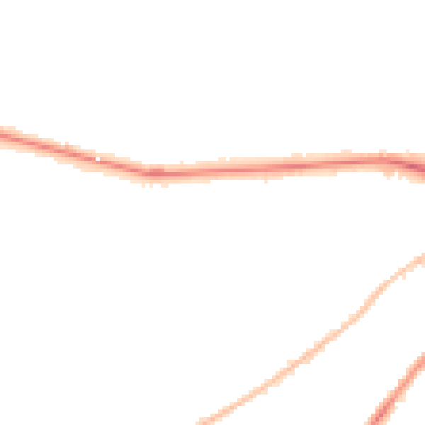 Night-time road noise heatmap for CO3 3NW