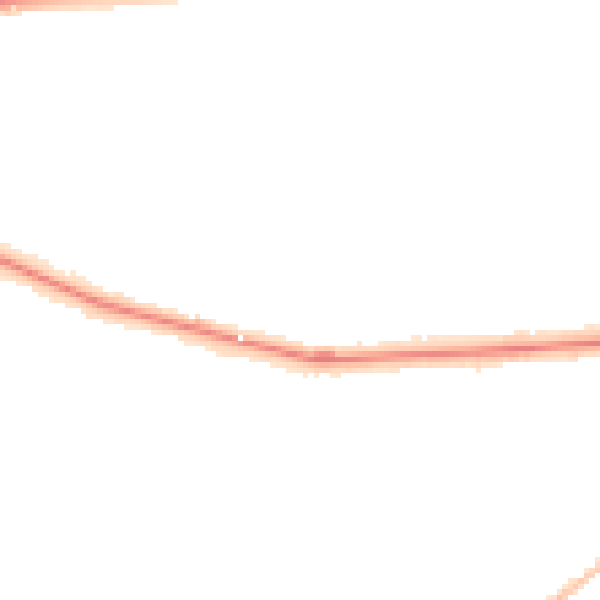 Night-time road noise heatmap for CO3 3QG