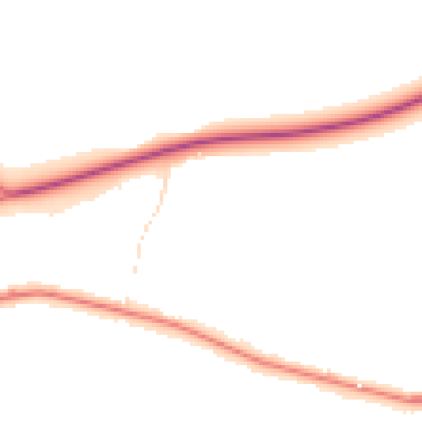 Night-time road noise heatmap for CO3 3RZ
