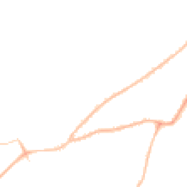 Night-time road noise heatmap for CO3 3TN