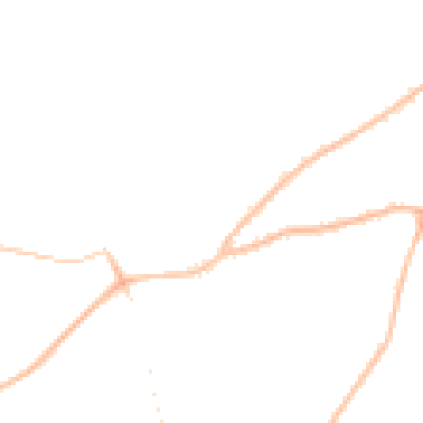 Night-time road noise heatmap for CO3 3TU