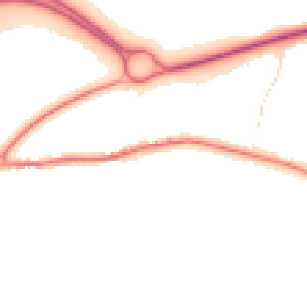 Night-time road noise heatmap for CO3 3UF