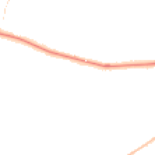 Night-time road noise heatmap for CO3 3UL