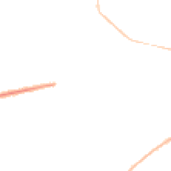 Night-time road noise heatmap for CO3 4LG
