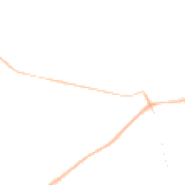 Night-time road noise heatmap for CO3 4NH