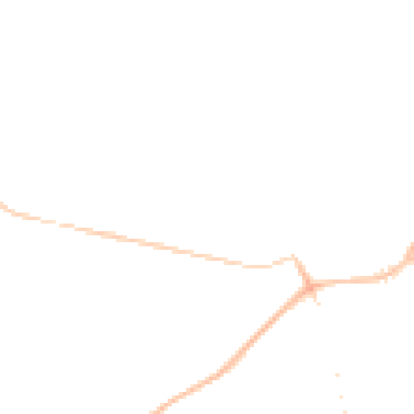 Night-time road noise heatmap for CO3 4QP