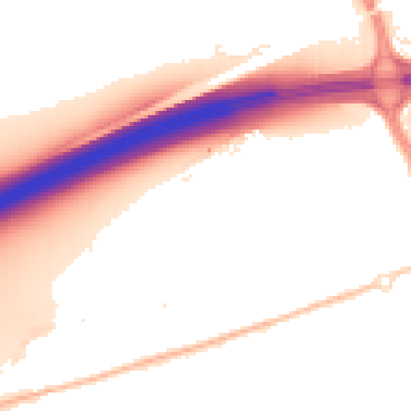 Night-time road noise heatmap for CO3 8DE