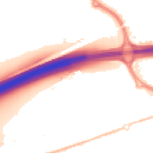 Night-time road noise heatmap for CO3 8DS