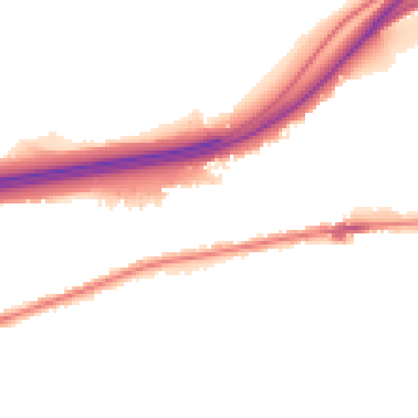Night-time road noise heatmap for CO3 9AG