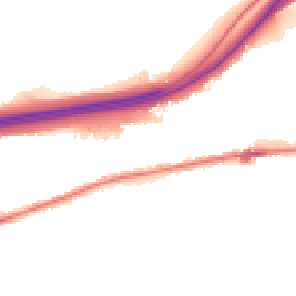 Night-time road noise heatmap for CO3 9AQ