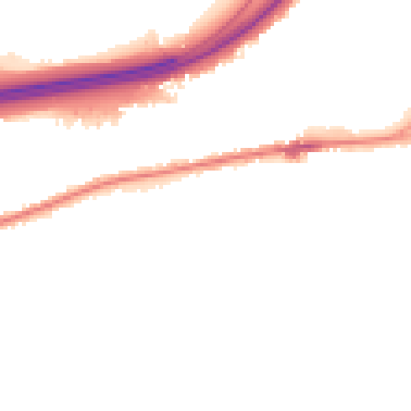 Night-time road noise heatmap for CO3 9BH