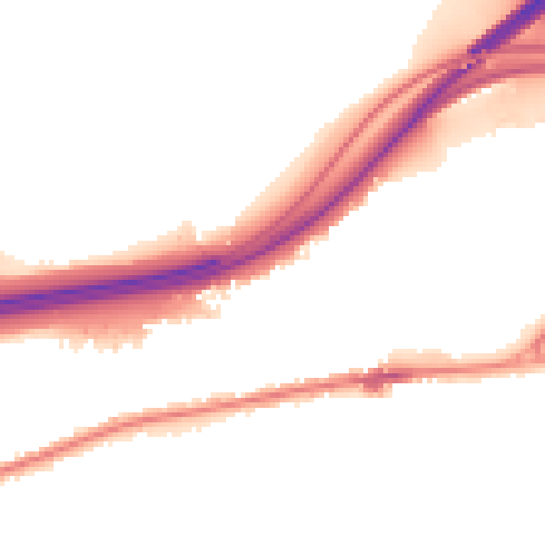 Night-time road noise heatmap for CO3 9BW