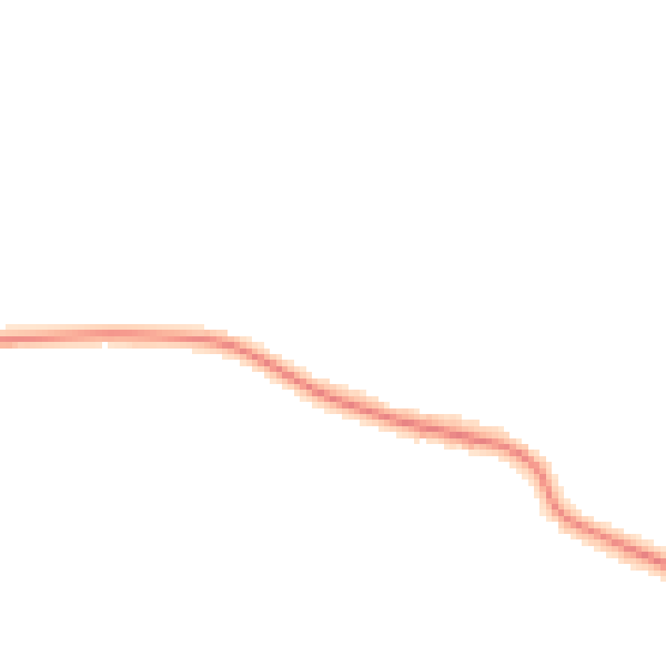 Night-time road noise heatmap for CO3 9GA