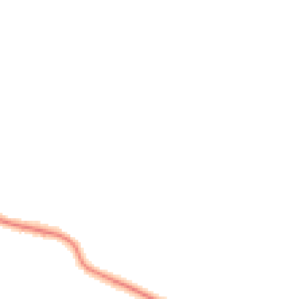 Night-time road noise heatmap for CO3 9TN