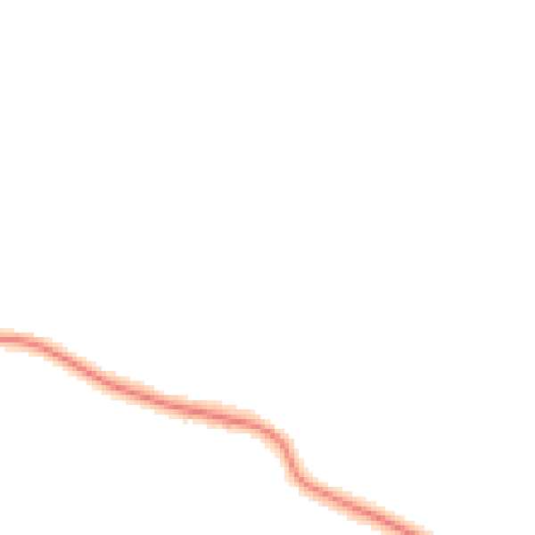 Night-time road noise heatmap for CO3 9TP
