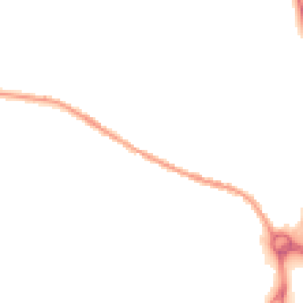 Night-time road noise heatmap for CO4 5AH