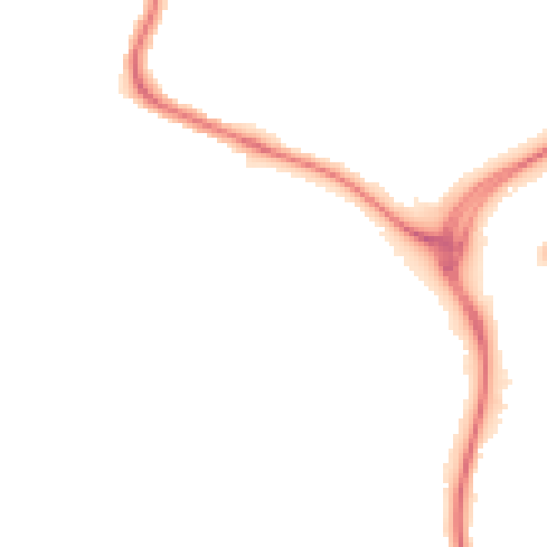 Night-time road noise heatmap for CO4 5EN