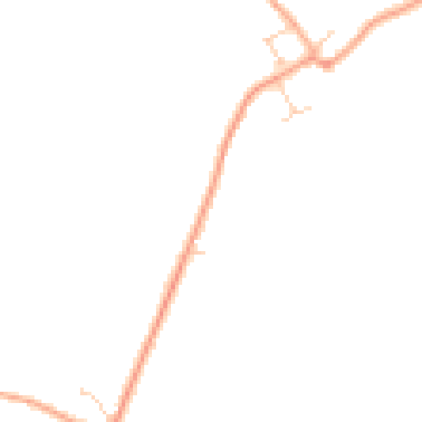 Daytime road noise heatmap for CO4 5QW