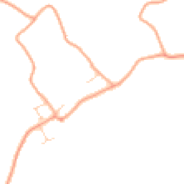 Daytime road noise heatmap for CO4 5SH